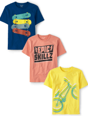Boys Extreme Sports Graphic Tee 3-Pack