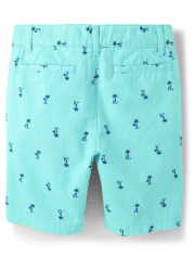 Shorts chinos con estampado para niños
