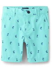 Shorts chinos con estampado para niños