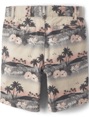 Shorts chinos con estampado para niños