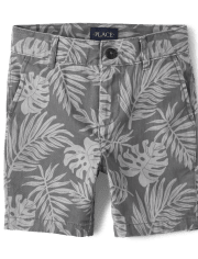 Boys Print Chino Shorts
