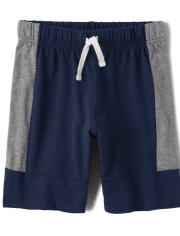 Shorts sin cierres con bloques de color para niños