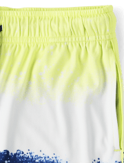 Shorts deportivos de baloncesto con estampado para niños