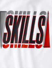 Camiseta sin mangas de rendimiento de malla Skills para niños
