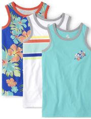 Boys Tropical Tank Top 3-Pack