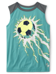 Boys Soccer Performance Muscle Tank Top
