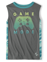 Camiseta sin mangas con músculos Game Mode Performance para niños