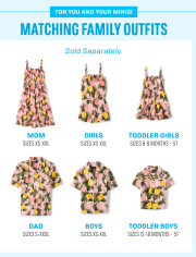 Boys Matching Family Pineapple Poplin Button Up Shirt