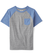 Boys Raglan Pocket Top