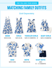 Mens Matching Family Floral Polo