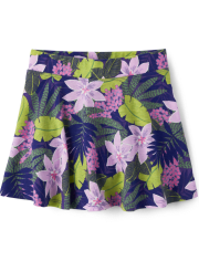 Girls Print Skort