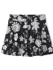 Falda pantalón estampada para niñas