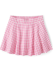 Falda pantalón estampada para niñas