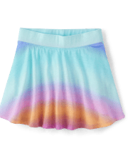 Girls Print Skort