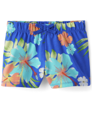 Shorts sin cierres con estampado para niñas