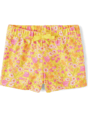 Shorts sin cierres con estampado para niñas