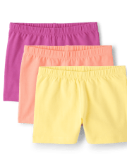 Girls Cartwheel Shorts 3-Pack