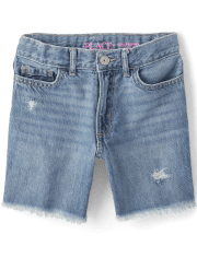 Girls Denim Girlfriend Shorts