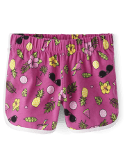 Girls Print Dolphin Shorts
