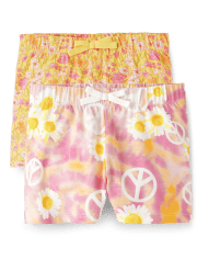 Girls floral shorts outlet