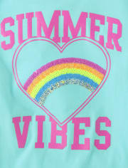 Girls Summer Vibes Top