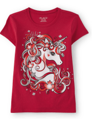 Girls Canada Unicorn Graphic Tee