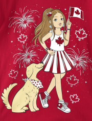 Girls Canada Girl Graphic Tee