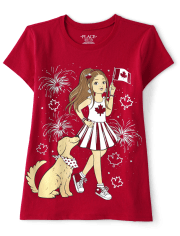 Girls Canada Girl Graphic Tee