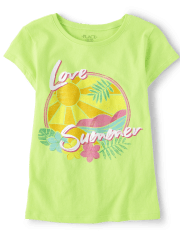 Camiseta gráfica Girls Love Summer