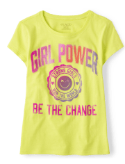 Girls Girl Power Graphic Tee