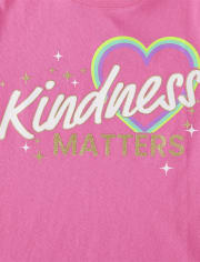 Girls Peace Kindness Graphic Tee 3-Pack