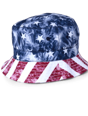 Boys American Flag Bucket Hat