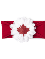 Baby Girls Maple Leaf Headwrap