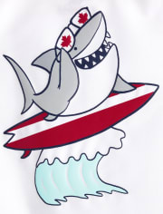 Toddler Boys Shark Rashguard
