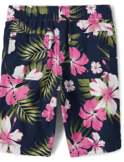 Shorts deportivos sin cierres con estampado para niños