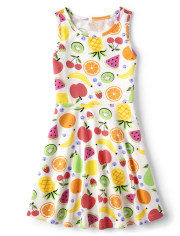 Girls Print Everyday Dress