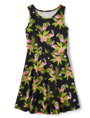 Girls Print Everyday Dress