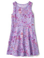 Girls Print Everyday Dress