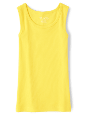 Girls Ribbed Tank Top