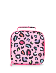 Girls Rainbow Leopard Lunchbox