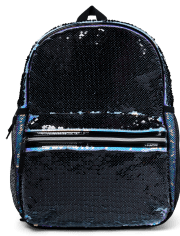 Girls Holographic Flip Sequin Backpack