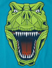 Boys Robot Dino Graphic Tee