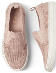 Girls Sport Knit Slip On Sneakers