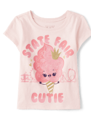 Baby And Toddler Girls State Fair Cutie Graphic Tee
