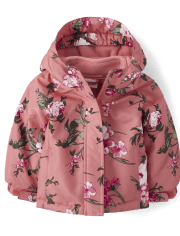 Toddler Girls Print 3 in 1 Jacket