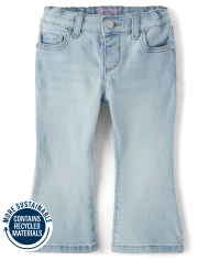 Toddler Girls Flare Jeans  The Children's Place CA - EMERY WASH