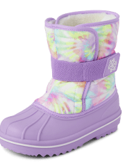 Girls Print All Weather Boots