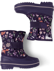 Toddler girl purple boots hotsell