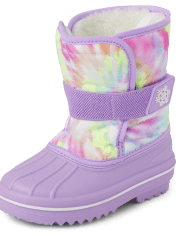 Bottes toutes saisons imprimées pour toute-petite fille