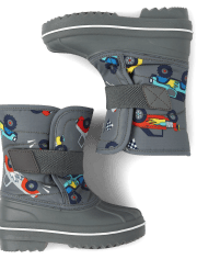 Toddler Boys Print All Weather Boots